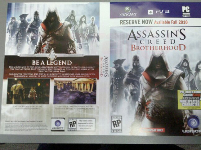 Boxart nového Assassins Creed!