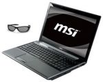 MSI vyvíja notebook FR600 s podporou 3D