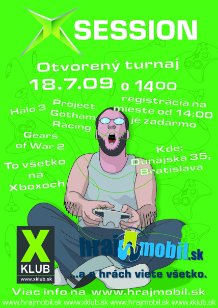 Xsession - otvorený turnaj na konzolách Xbox 360