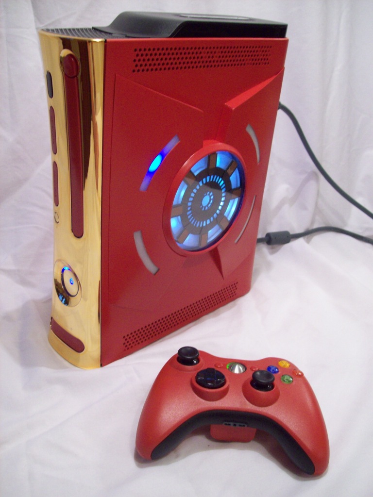 Xbox 360 v Iron Man štýle