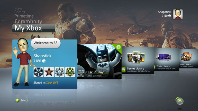 Nový Xbox 360 Dashboard s kozmetickými zmenami