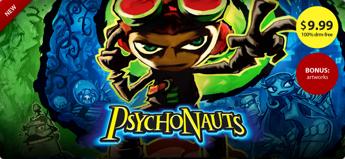 Psychonauts a Advent Rising na GoG.com